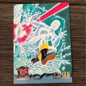 X-Men ’95 Fleer Ultra trading card: Original Team: Iceman #91